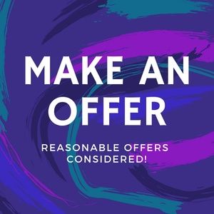 Reasonable offers accepted